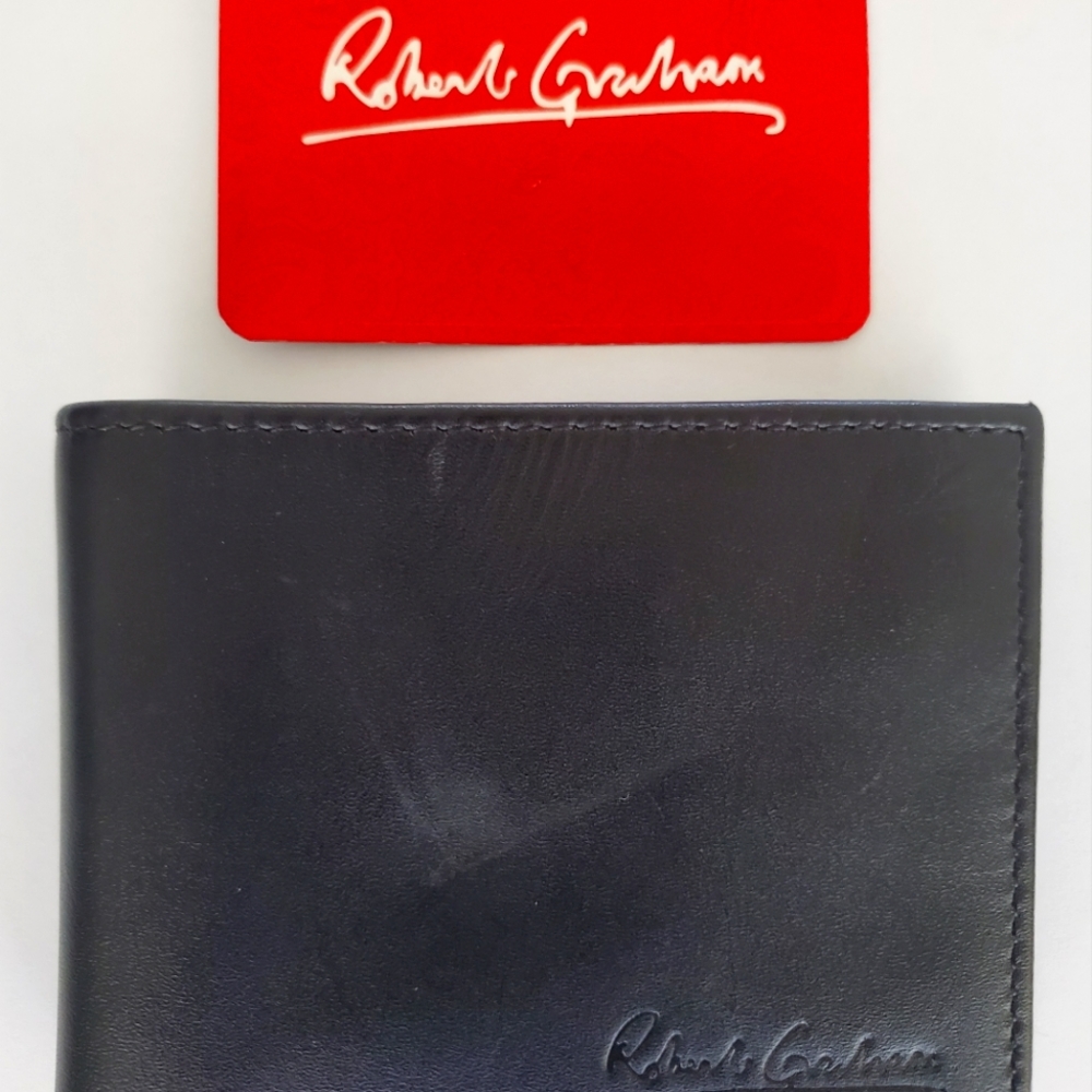 Robert Graham black leather wallet